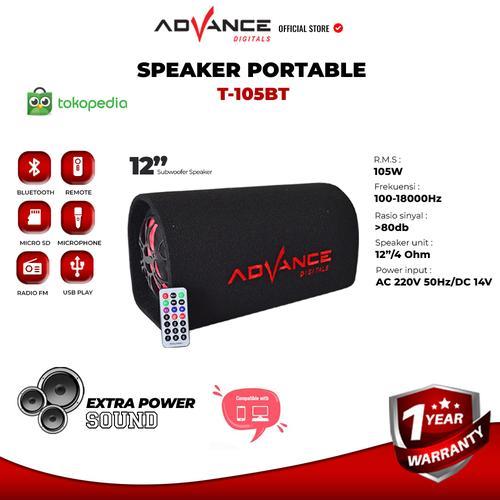 Advance Speaker Bluetooth T105BT 12inc Garansi Resmi 1 Tahun Advance - T105BT