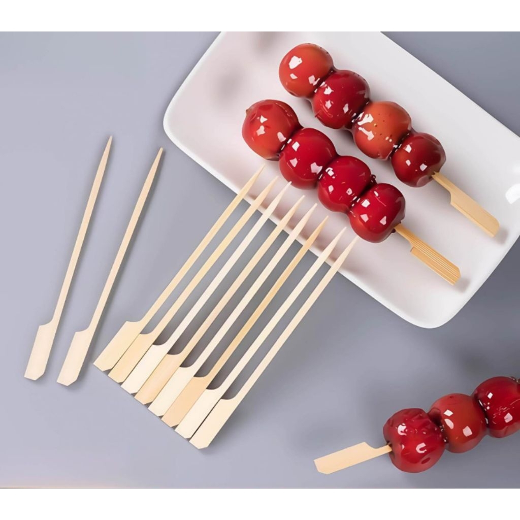 tusukan sate isi 100pcs/ tusukan sate jepang yakitori tusukan sate bandera sate dayung tusukan sate