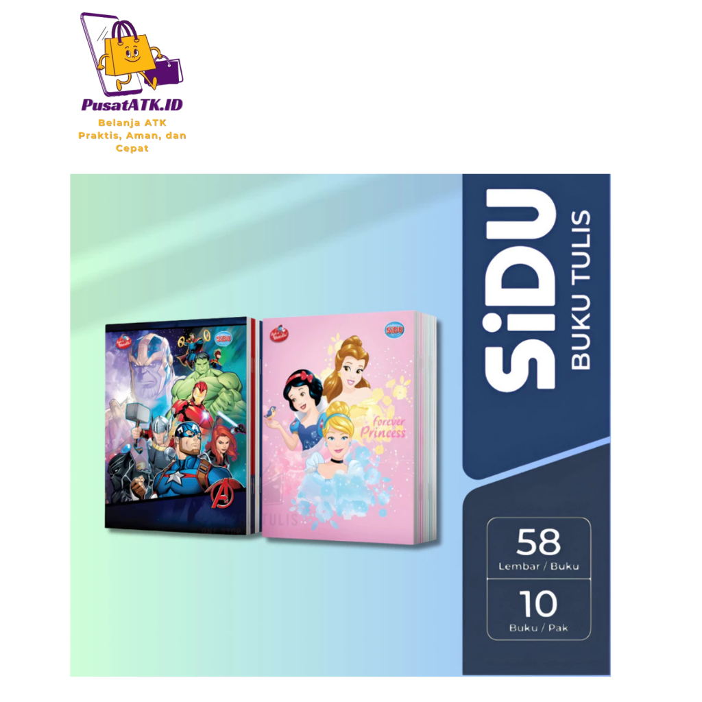

Buku Tulis SIDU 58 LEMBAR Isi 10 Buku