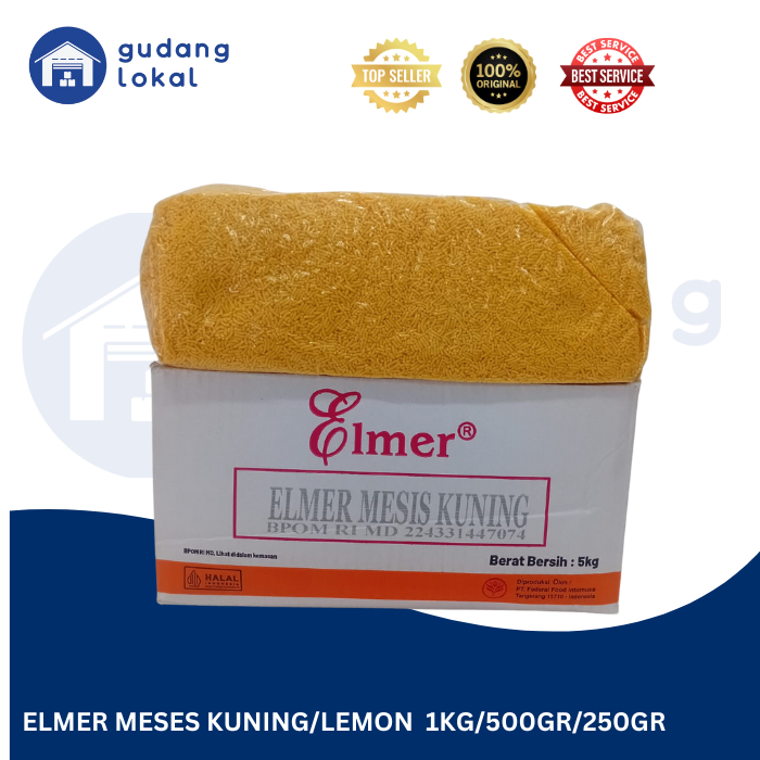 

ELMER MESES KUNING/LEMON 1KG /500GR/ 250GR