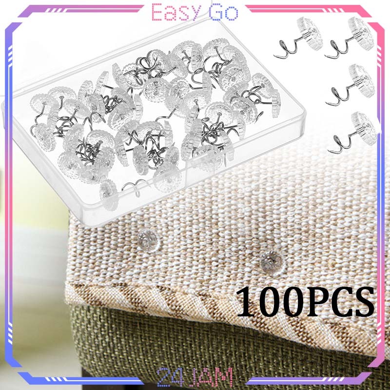 100pcs/Set Paku Payung Sofa Paku Sofa Anti Geser Paku Kursi Sofa Anti Lepas Paku Payung Sarung Sofa