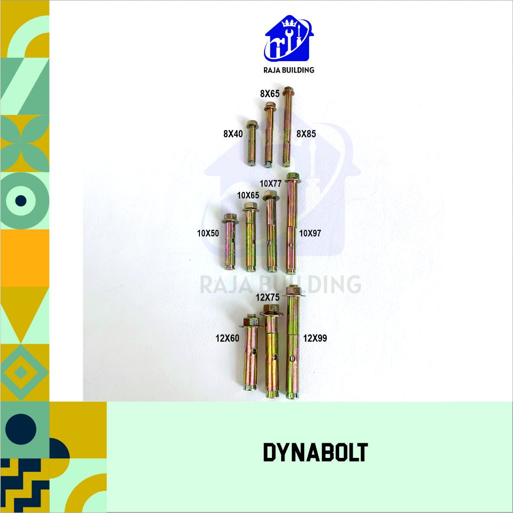 BAUT DYNABOLT/ANCHOR BOLT/BAUT ANGKUR / BAUT/ DYNABOLT