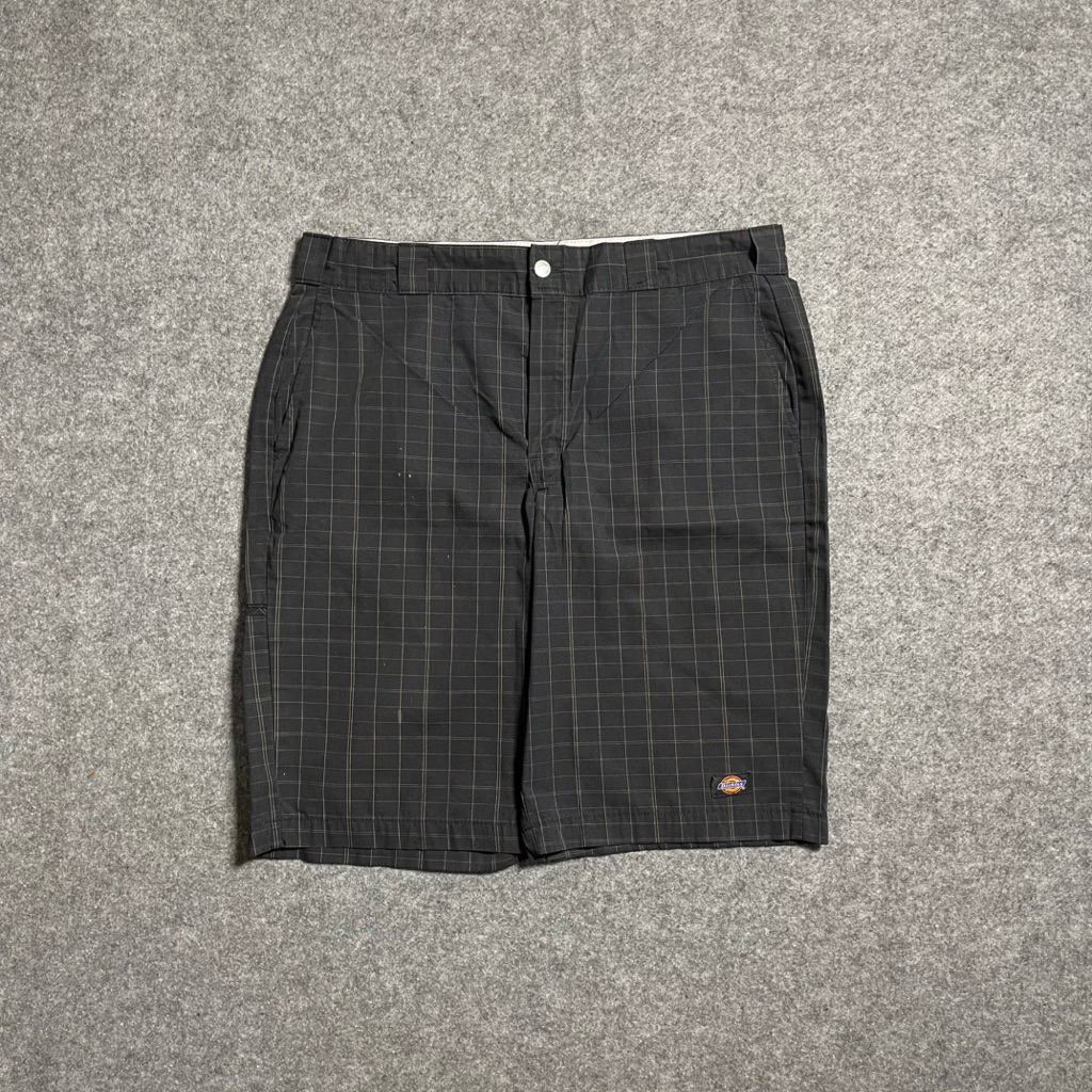 Dickies Short Pants Tartan Black Motif