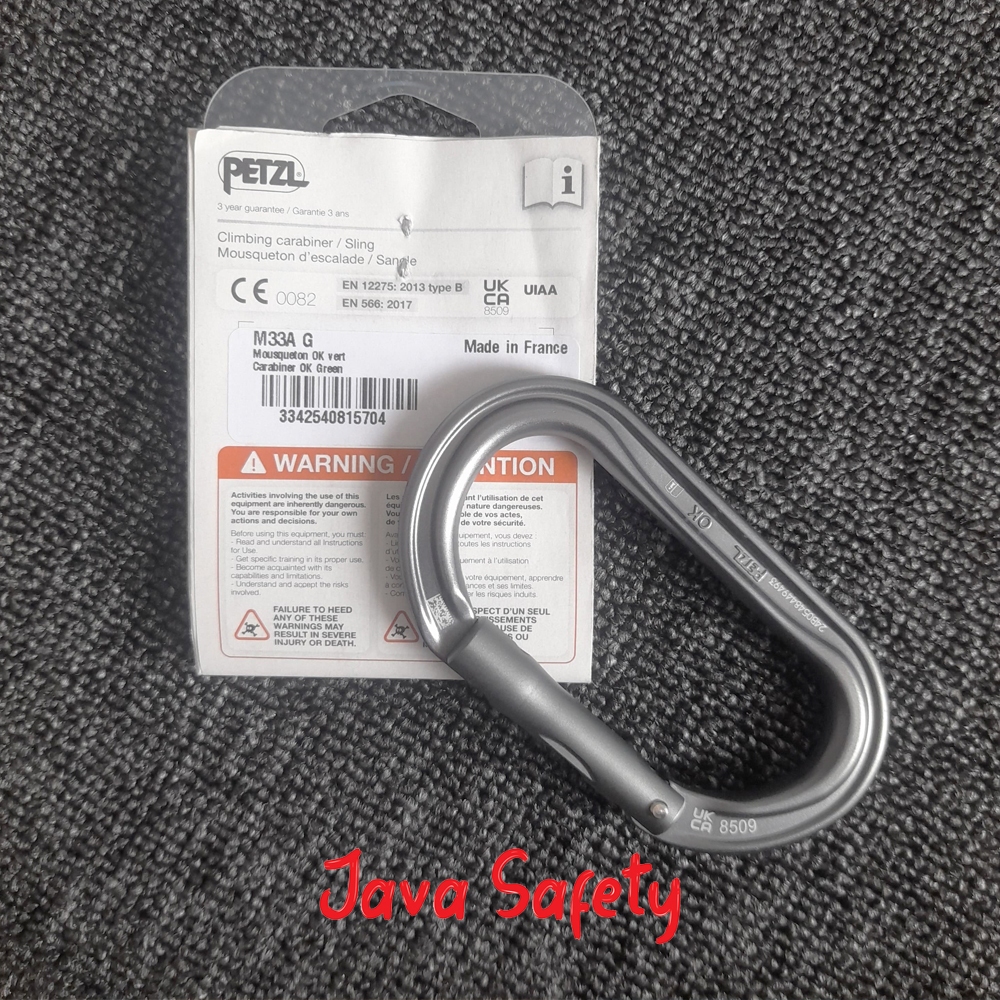 Petzl OK without locking system | Petzl OK non Locking Gate | Petzl OK Snap | Carabiner Petzl OK | P