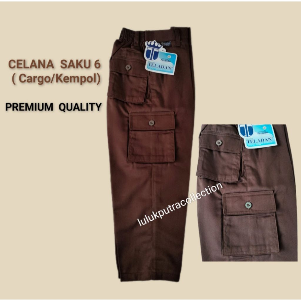 Seragam Celana Pramuka SAKU KEMPOL TELADAN /CELANA PRAMUKA/CELANA TELADAN/CELANA KEMPOL/SERAGAM  PRA