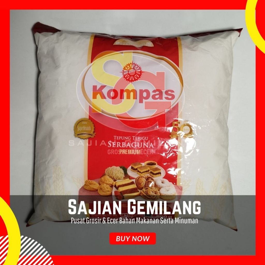 

Tepung Terigu Kompas Premium 500g - Grosir Sajian Gemilang