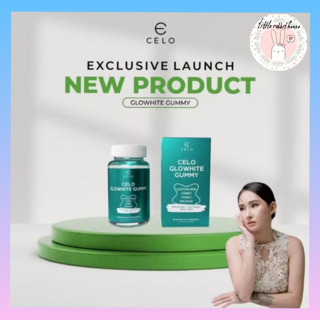 (READY SIAP KIRIM) CELO GLOWHITE GUMMY APPLE FLAVOUR CELO.BEAUTE CECECELO