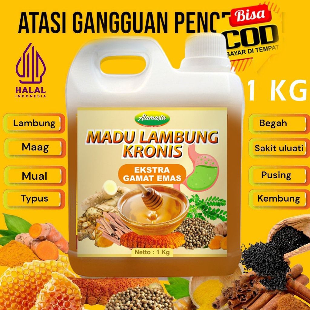 

Madu Hutan Asli Untuk Obat Maag Kronis Isi 5 Btl ( Kg )