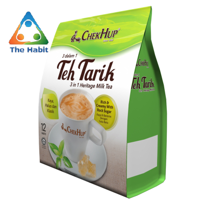

(The Habit) ChekHup Teh Tarik 3 in 1 Heritage Milk Tea 12 x 40 g