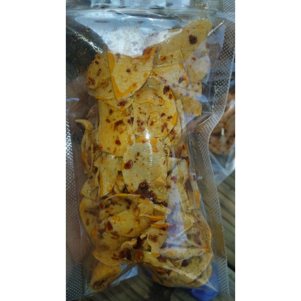 

Kripik basreng pipih pedas asin 1kg/Kripik Basreng pipih pedas asin viral