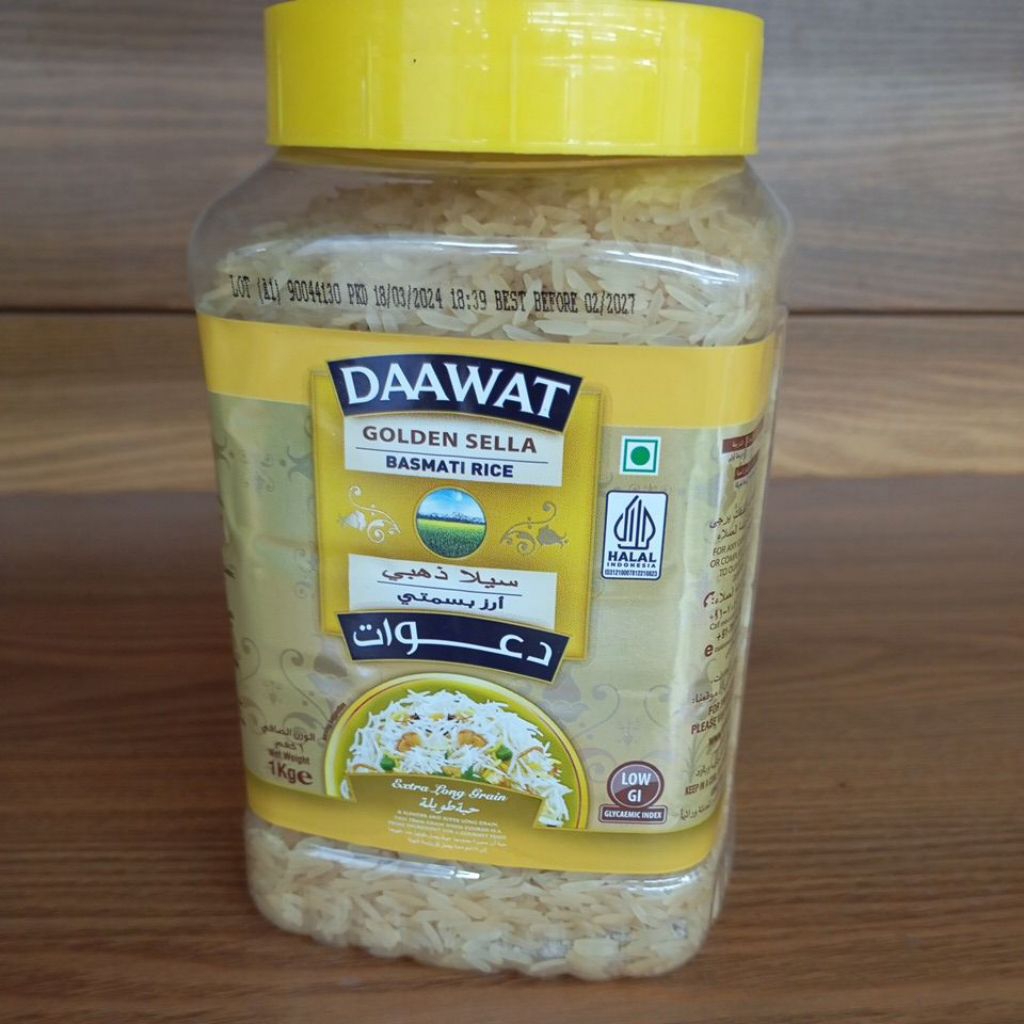 

Daawat Golden Sella Basmati Rice 1Kg