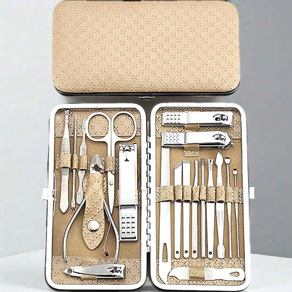 Gunting Kuku Set 19 in 1 Manicure Set 19 in 1 Perawatan Kuku