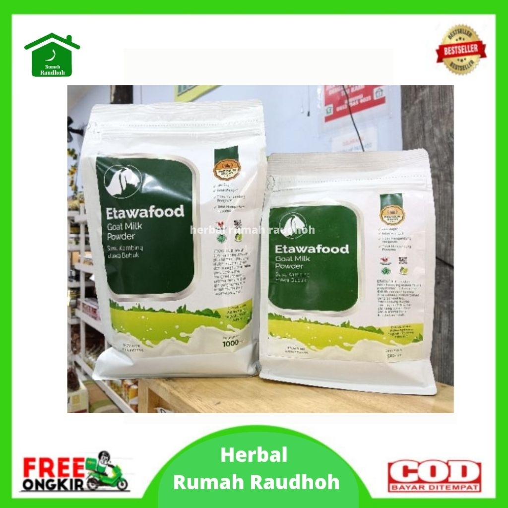 

SUSU KAMBING ETAWAFOOD ORIGINAL - GOAT MILK POWDER PREMIUM ATASI NYERI SENDI DLL