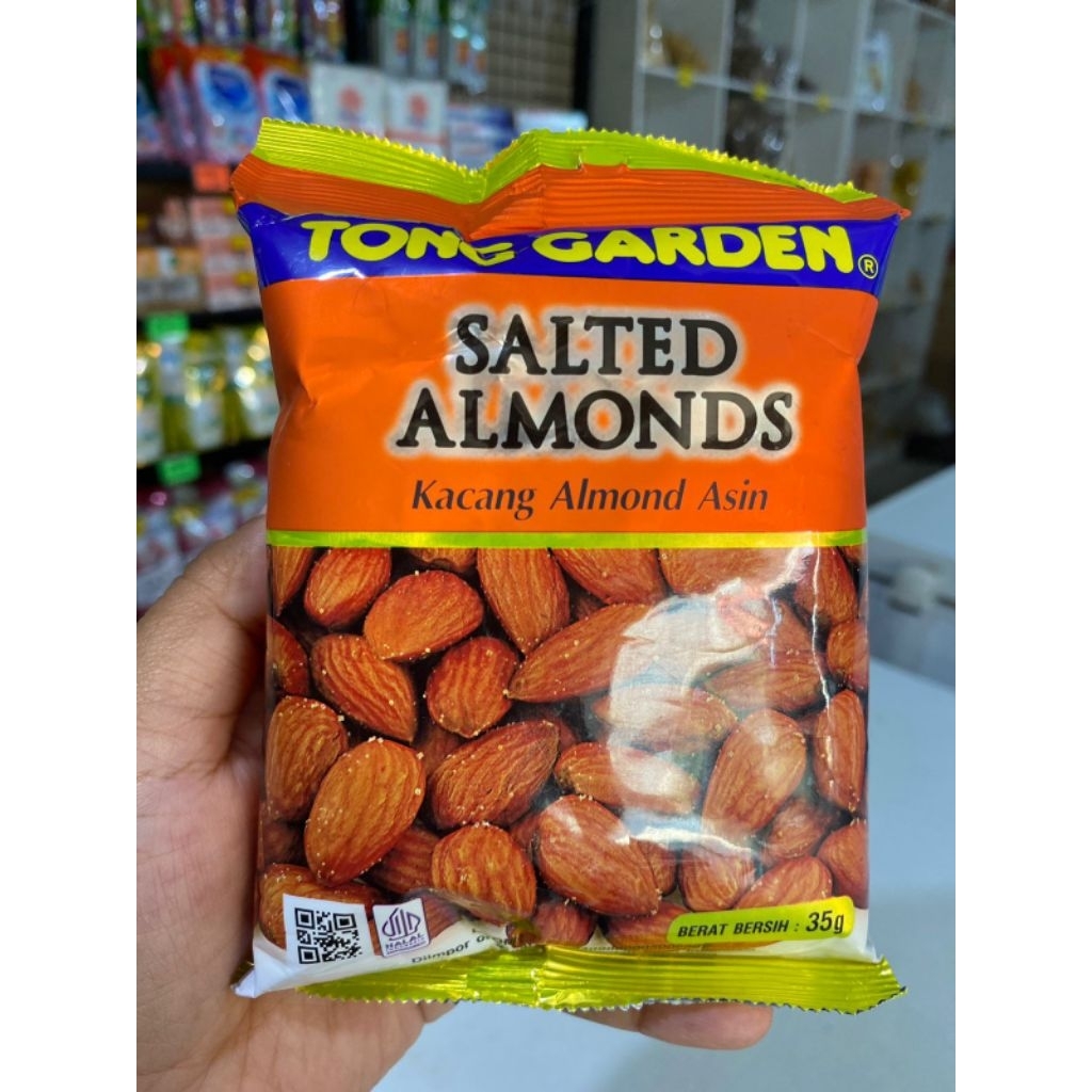 

tong garden salted almond 35g exp 2026