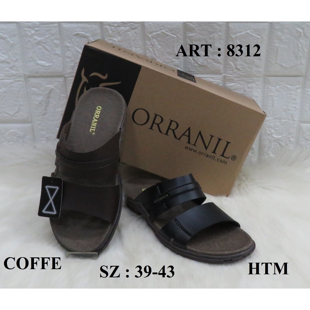 SANDAL PRIA KULIT MEREK ORRANIL ART 8312  PRICE RP 210.000 BRAND ORIGINAL