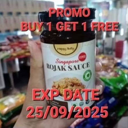

happy belly rojak sauce170g bumbu saus rujak singapore