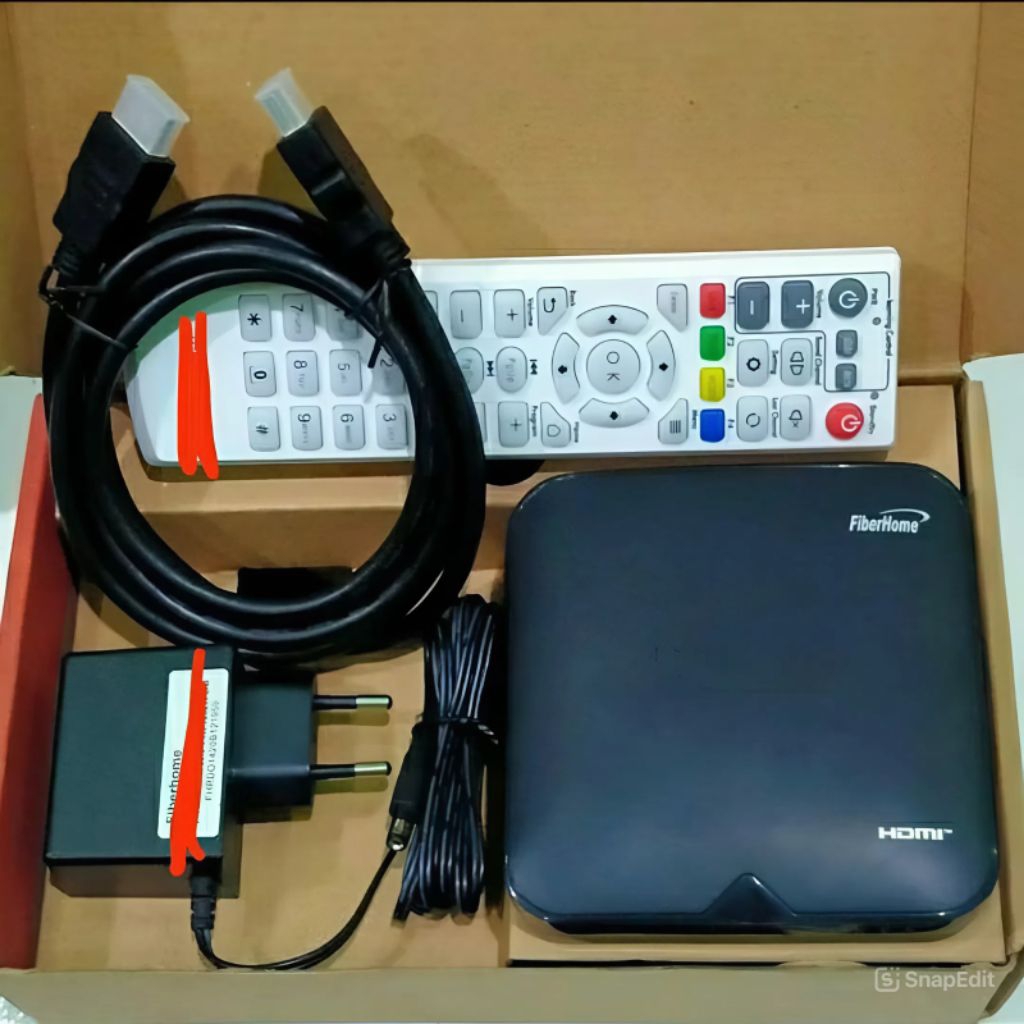 STB ANDROID BOX HG680P FULLSET SIAP PAKAI