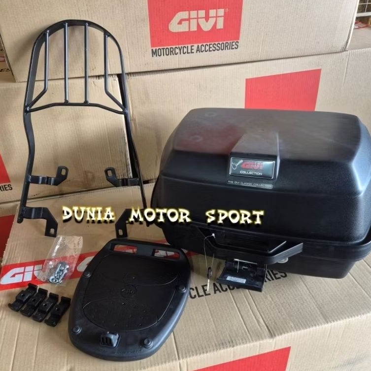 Sepaket box givi e20 dan breket nmax - pcx - adv - mio - beat - vario 110 125 150 160 - scopy - geni