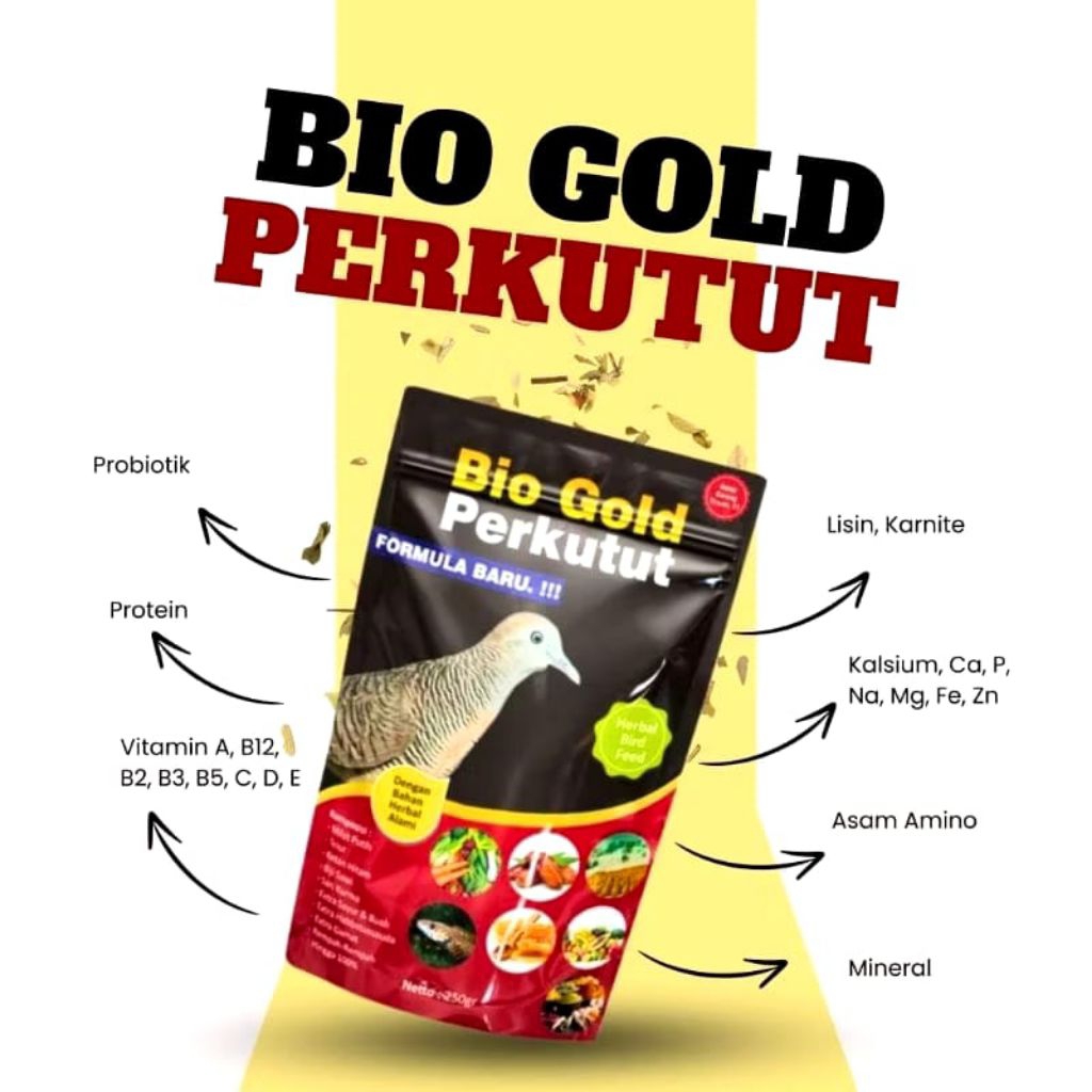 VITAMIN NUTRISI BURUNG PERKUTUT PALING LENGKAP / PAKAN BURUNG PERKUTUT BANGKOK LOMBA / BURUNG PERKUT