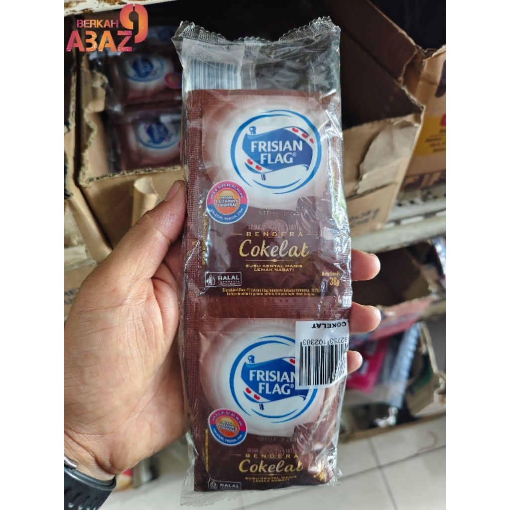 

Frisian Flag Susu Coklat isi 6 Scahet 38g
