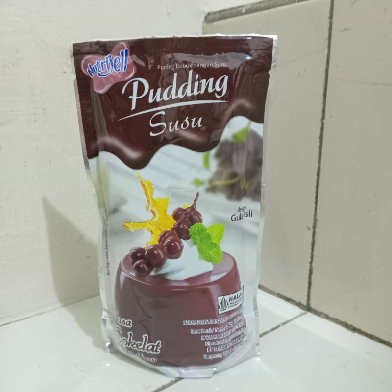 

[oddsolshop] pekanbaru/Nutrijell Premix Pudding Milk Chocolate 120GR Premiks Puding Susu Cokelat