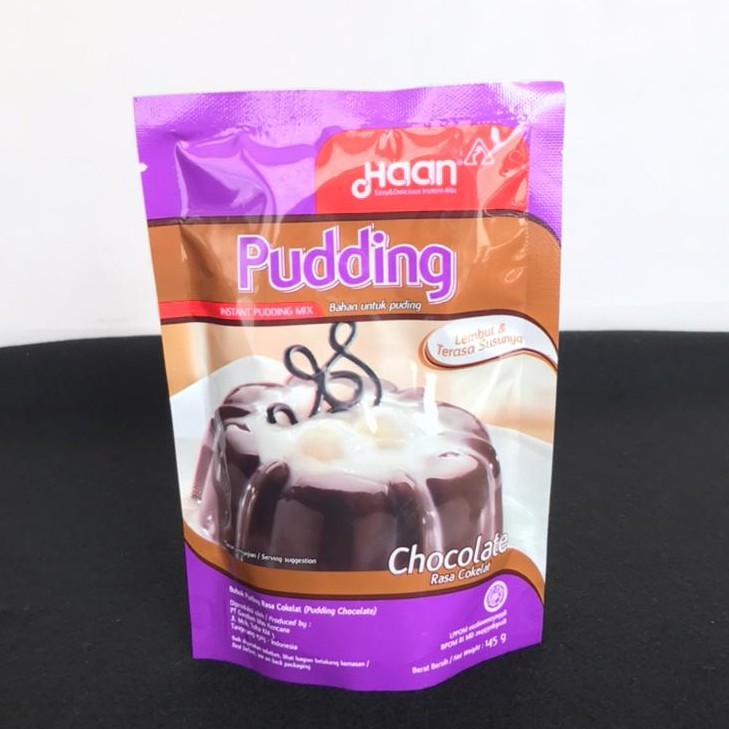 

[oddsolshop] pekanbaru/Haan Premiks Puding Rasa Cokelat 145GR Premix Pudding Chocolate