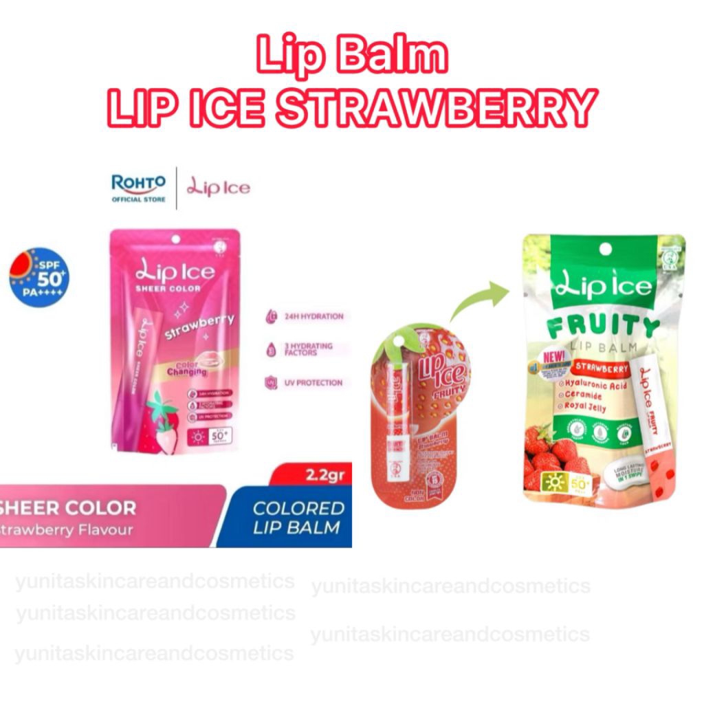Lip Ice Fruity & Lip Ice Sheer Color | LIP BALM ICE