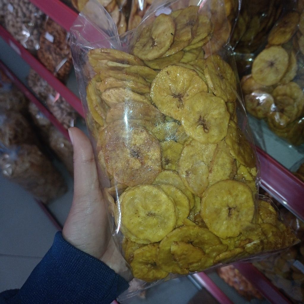 

Pisang Karamel 250 gram | Keripik Pisang Manis Krispi
