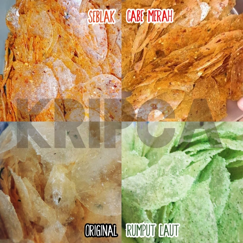 

KERIPIK KACA (KRIPCA) (Terbuat dari Singkong) Berbumbu