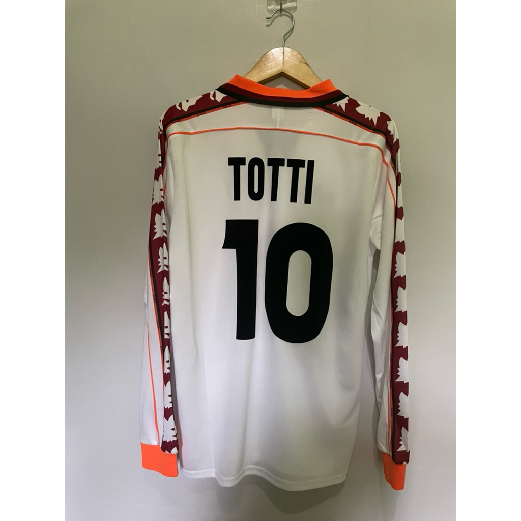 Retro Jersey Ls Roma Away 1998 Nns Totti Grad Ori