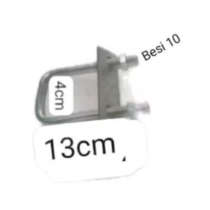 ubolt kotak dauble holo 4x4 besi 10