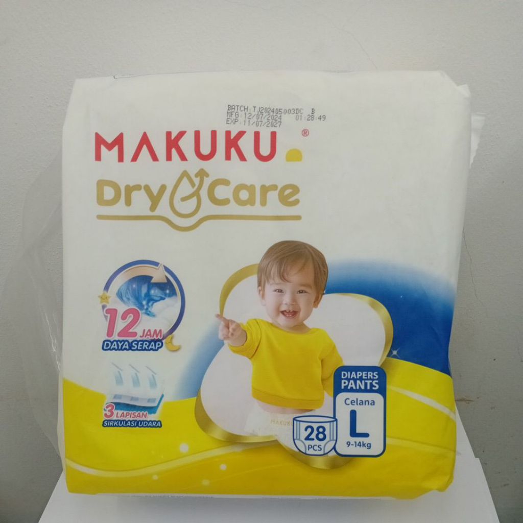 PAMPERS MAKUKU DRY CARE PANTS L 28S