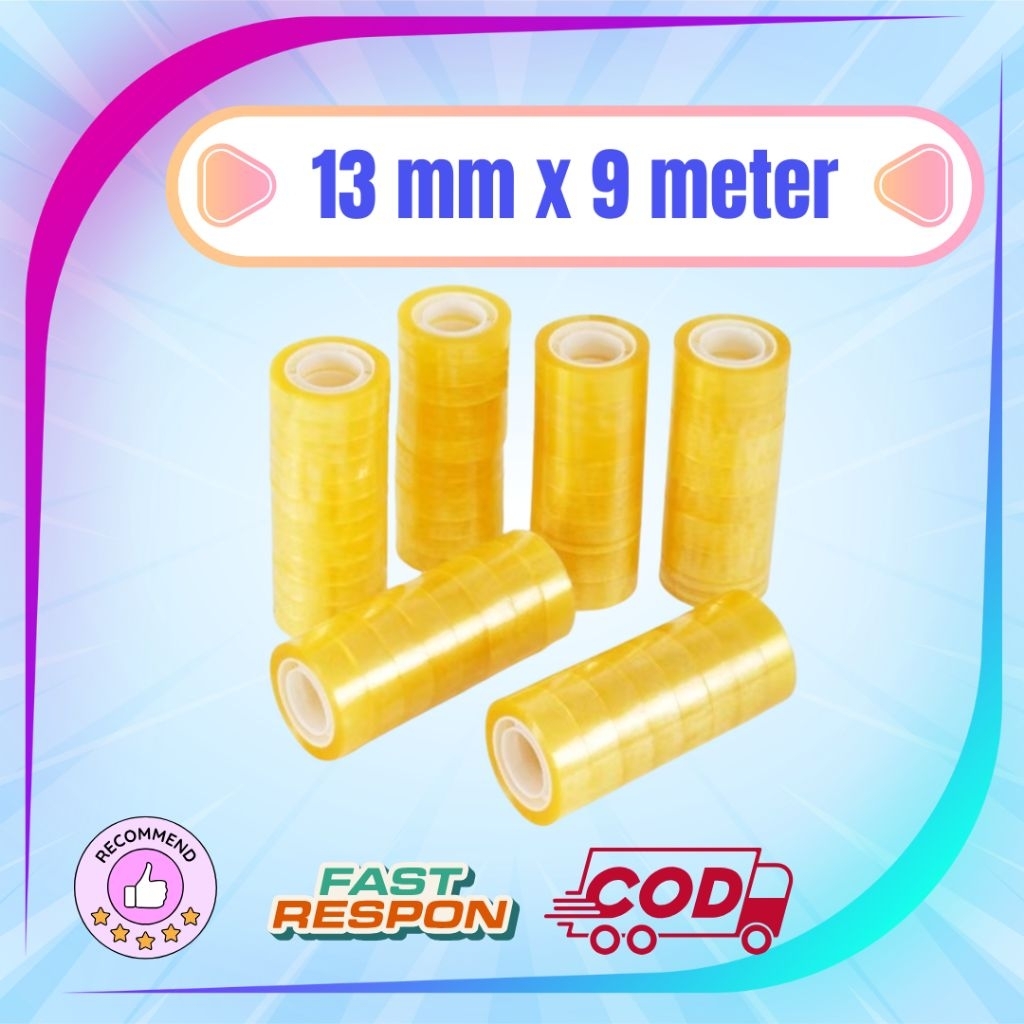 

Harmony 12 pcs Isolasi Kado 12 mm x 9 mtr