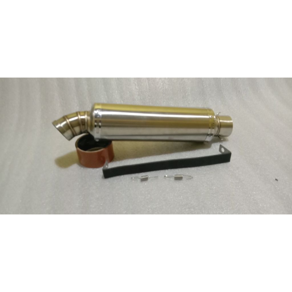 silincer knalpot racing polos model creampie inlet 50mm silincer saja