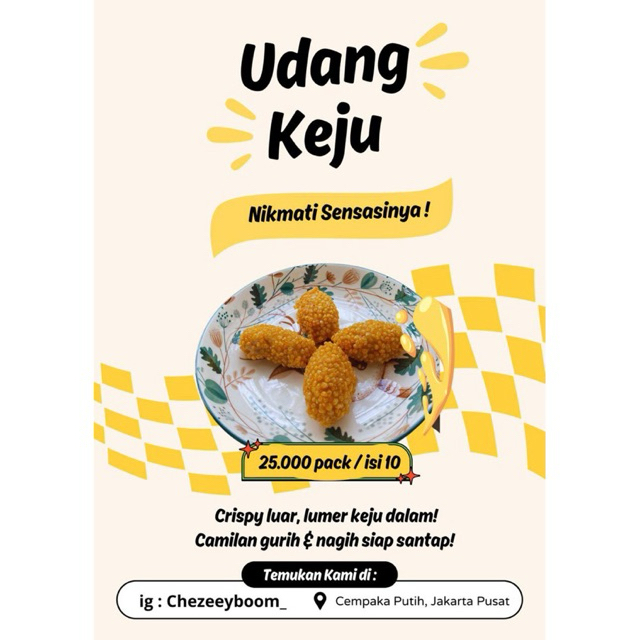 

Frozen Food Udang keju Crumb