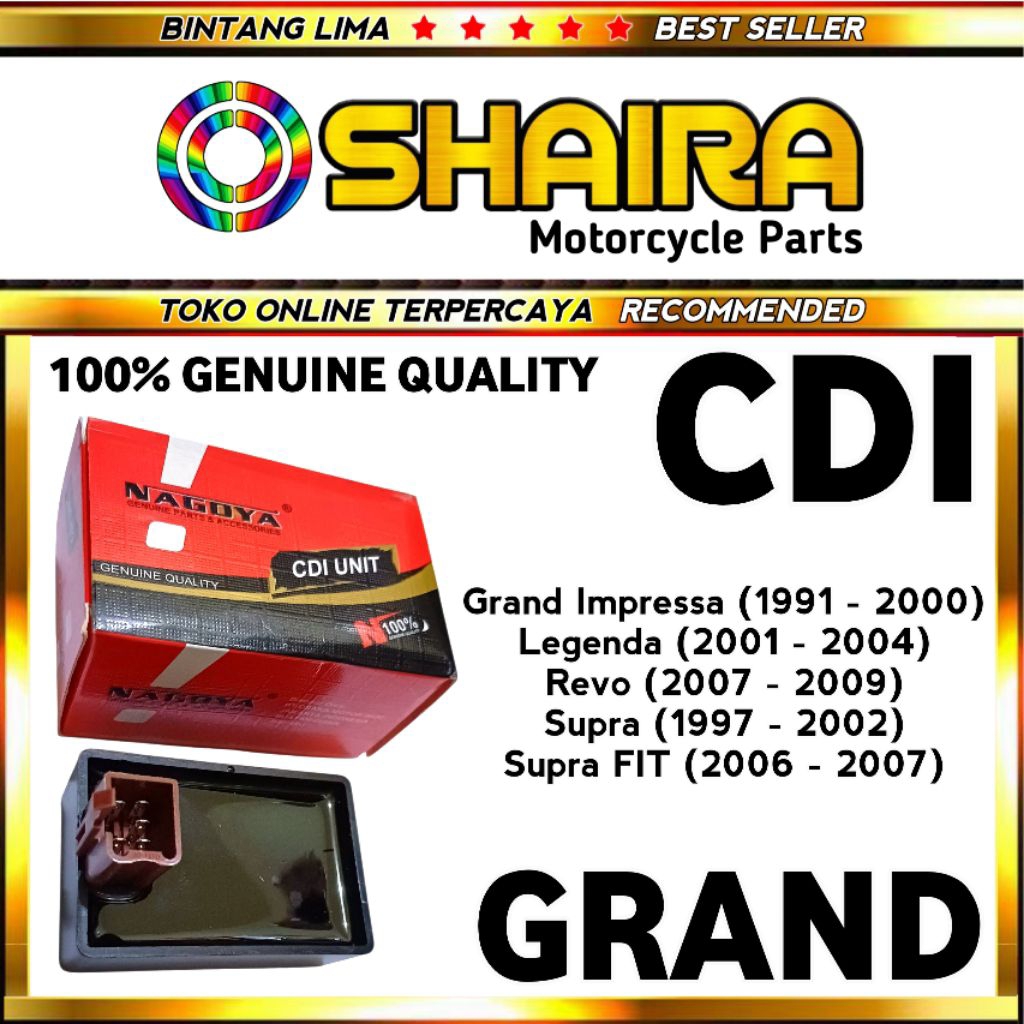CDI GRAND / CDI LEGENDA / CDI REVO LAMA / CDI SUPRA / CDI SUPRA FIT