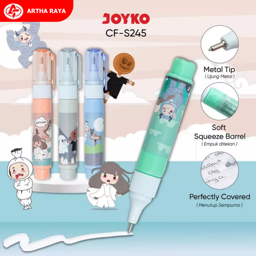 

Correction Fluid Joyko CF-S245 Indonesian Ghost [1 PCS]