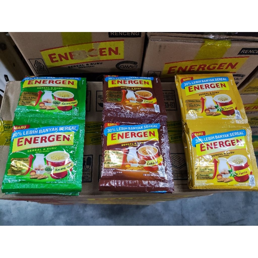 

[PROMO] ENERGEN SEREAL & SUSU || Kemasan Renceng 10 x 35 Gram || {Exp 2026}