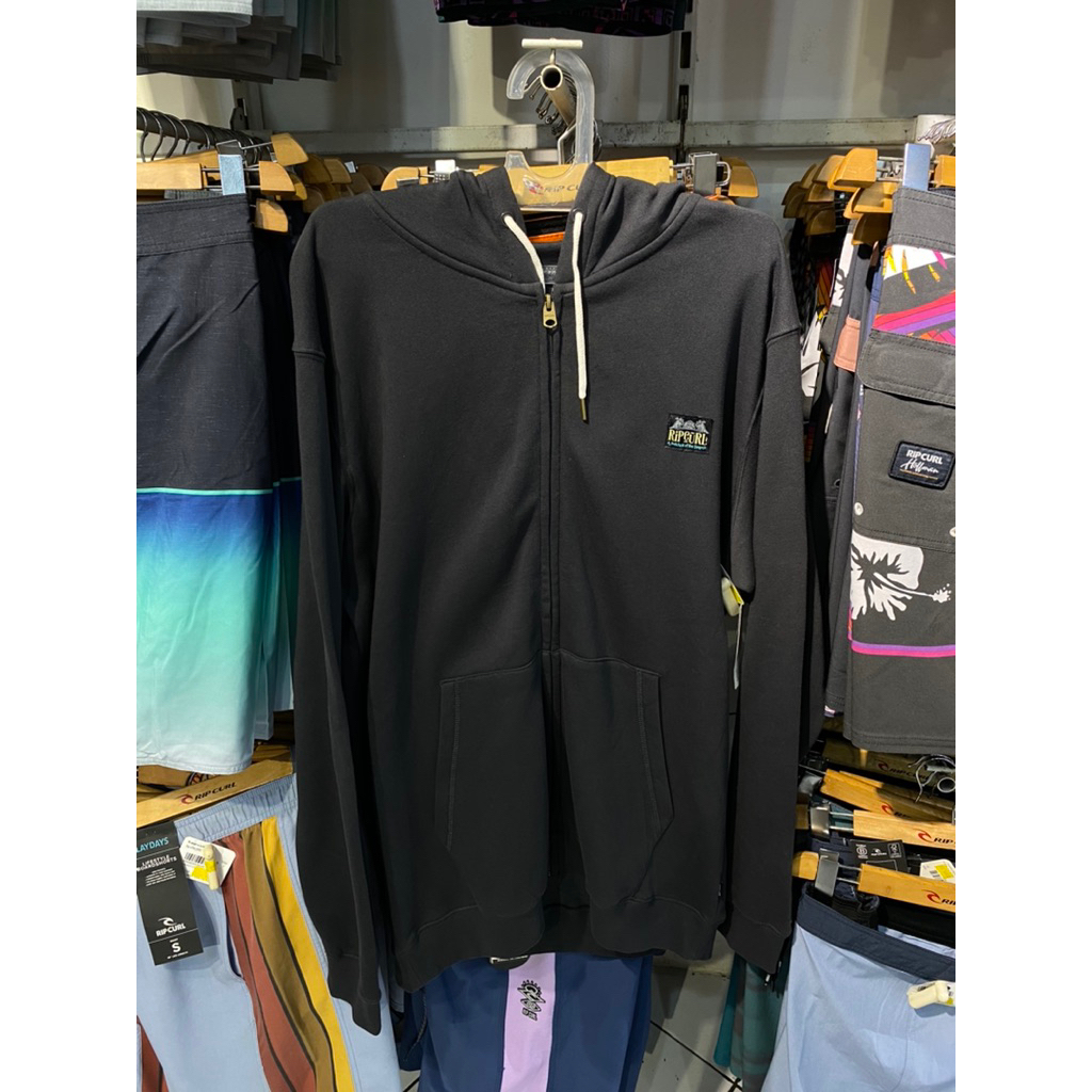 HOODIE RIPCURL ORIGINAL 100% HORIZON WASHED BLACK