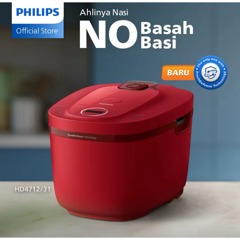RICE COOKER DIGITAL PHILIPS 1,8L (HD4712/31)
