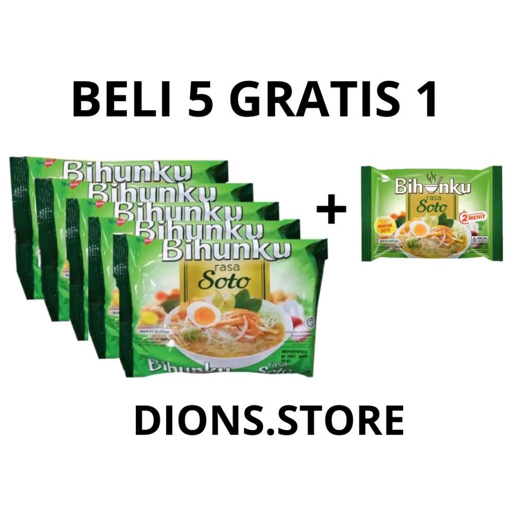 

6 Pcs Bihunku Varian Rasa