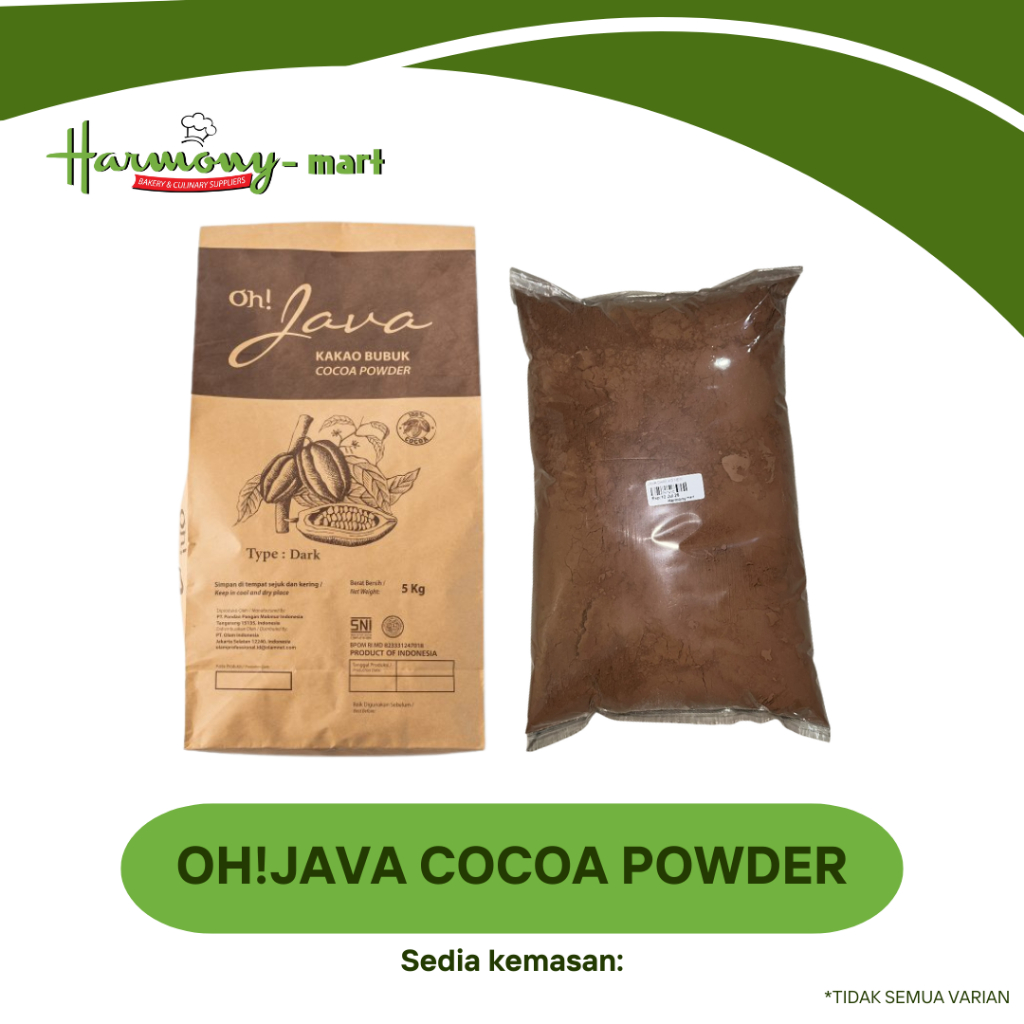 OH JAVA Dark Cocoa Powder / Java Dark Chocolate / Cokelat Bubuk REPACK - 1kg