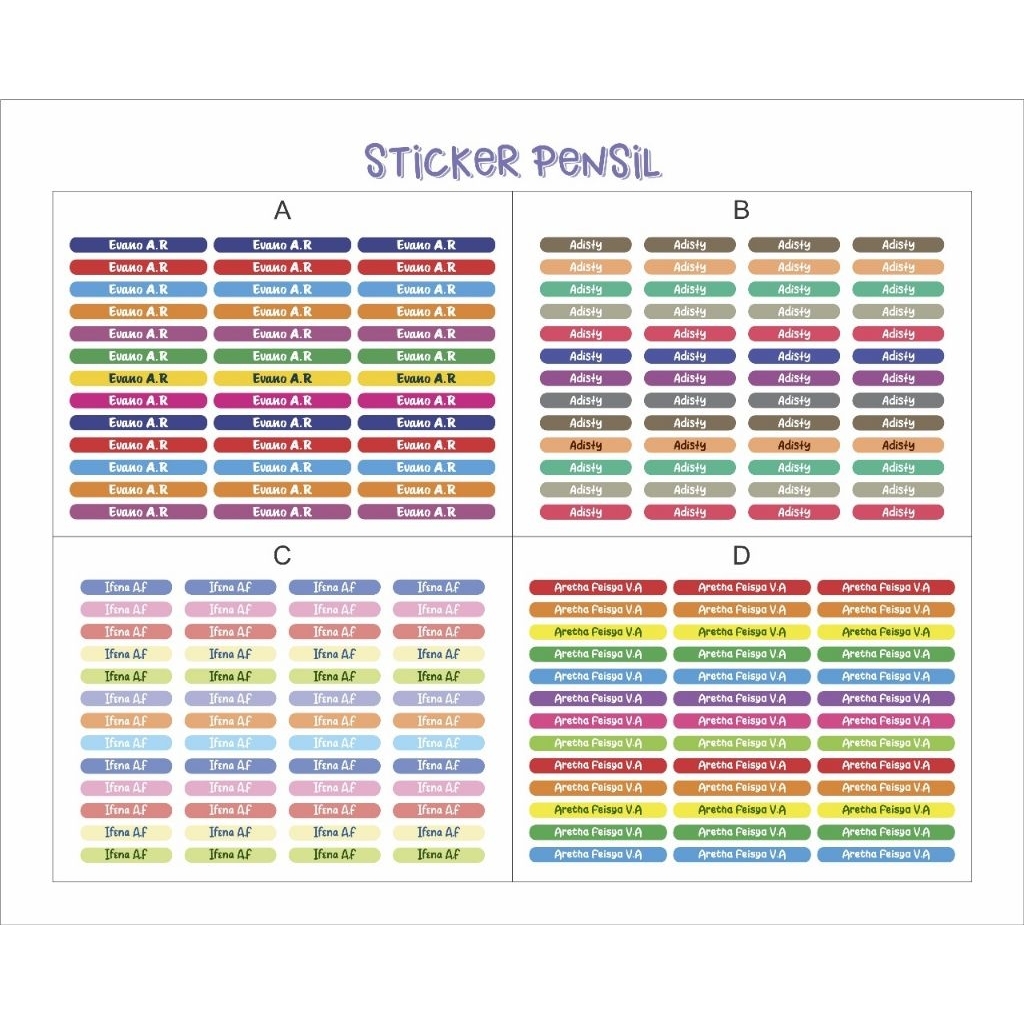 

Sticker UV Label Nama Anak di Pensil/Pulpen Timbul Premium