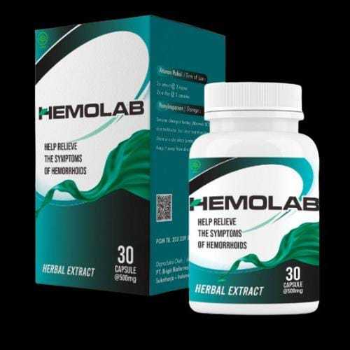 TERLARIS HEMOLAB Original Obat Herbal Atasi Gejala Wasir / Ambeien Hemolab Bpom