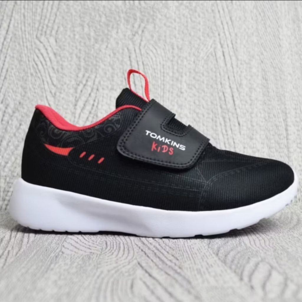 Tomkins Crystal sepatu sekolah anak TK original laki laki perempuan gratis kaos kaki premium