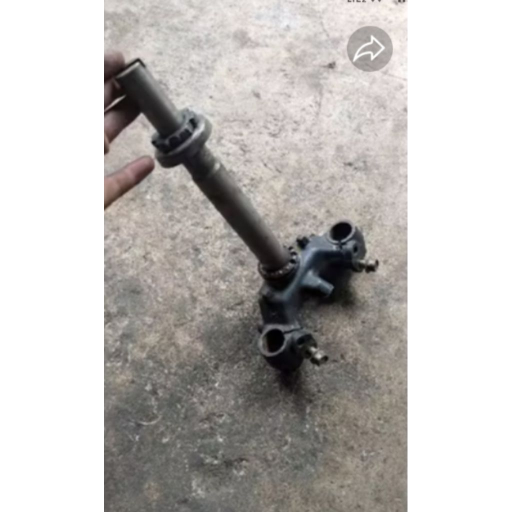 segitiga fork Jupiter z burhan original lepasan motor