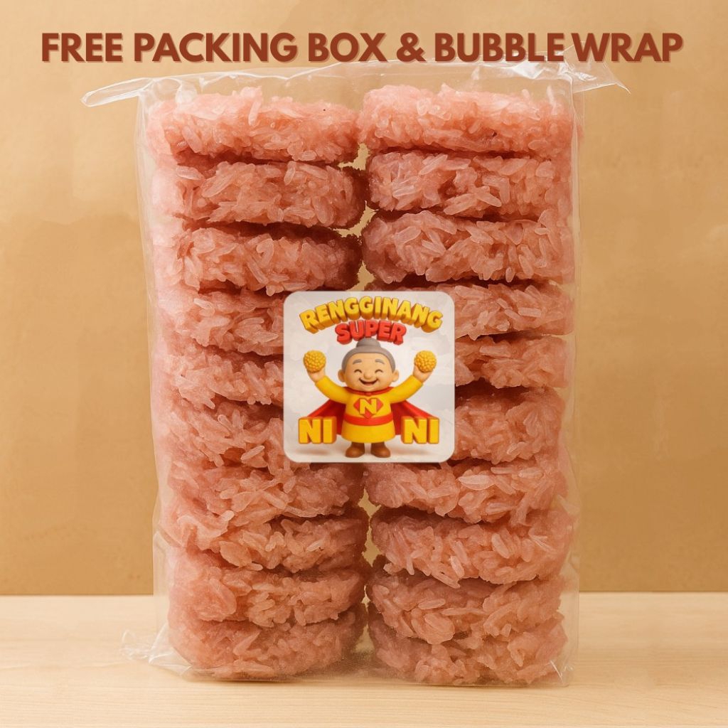 

Rengginang Mentah Premium Original Homemade 500gr / Rengginang Super Nini Camilan Tradisional