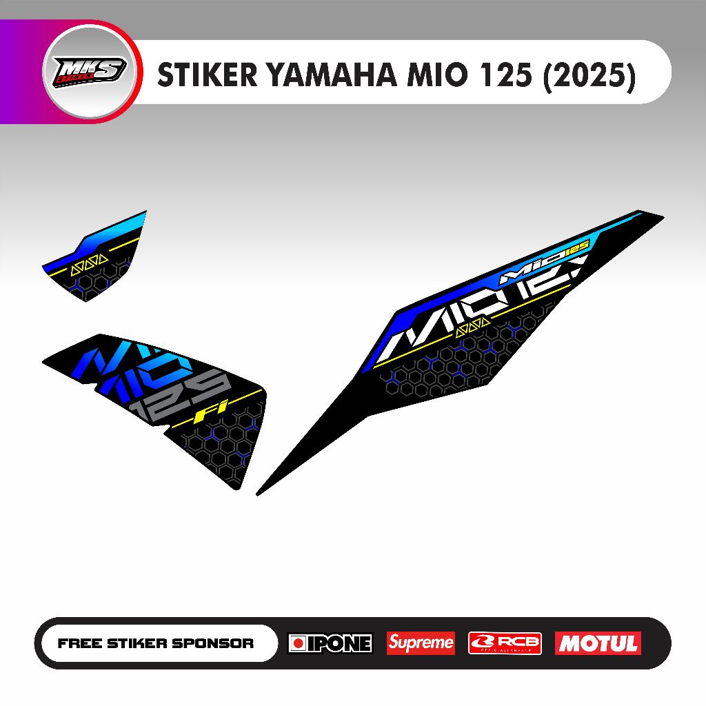 Stiker Mio125 2025 - Stiker Mio M3, - MIO Z - Striping Mio125, MIO M3, MIO Z - Decal Mio125, MIO M3,
