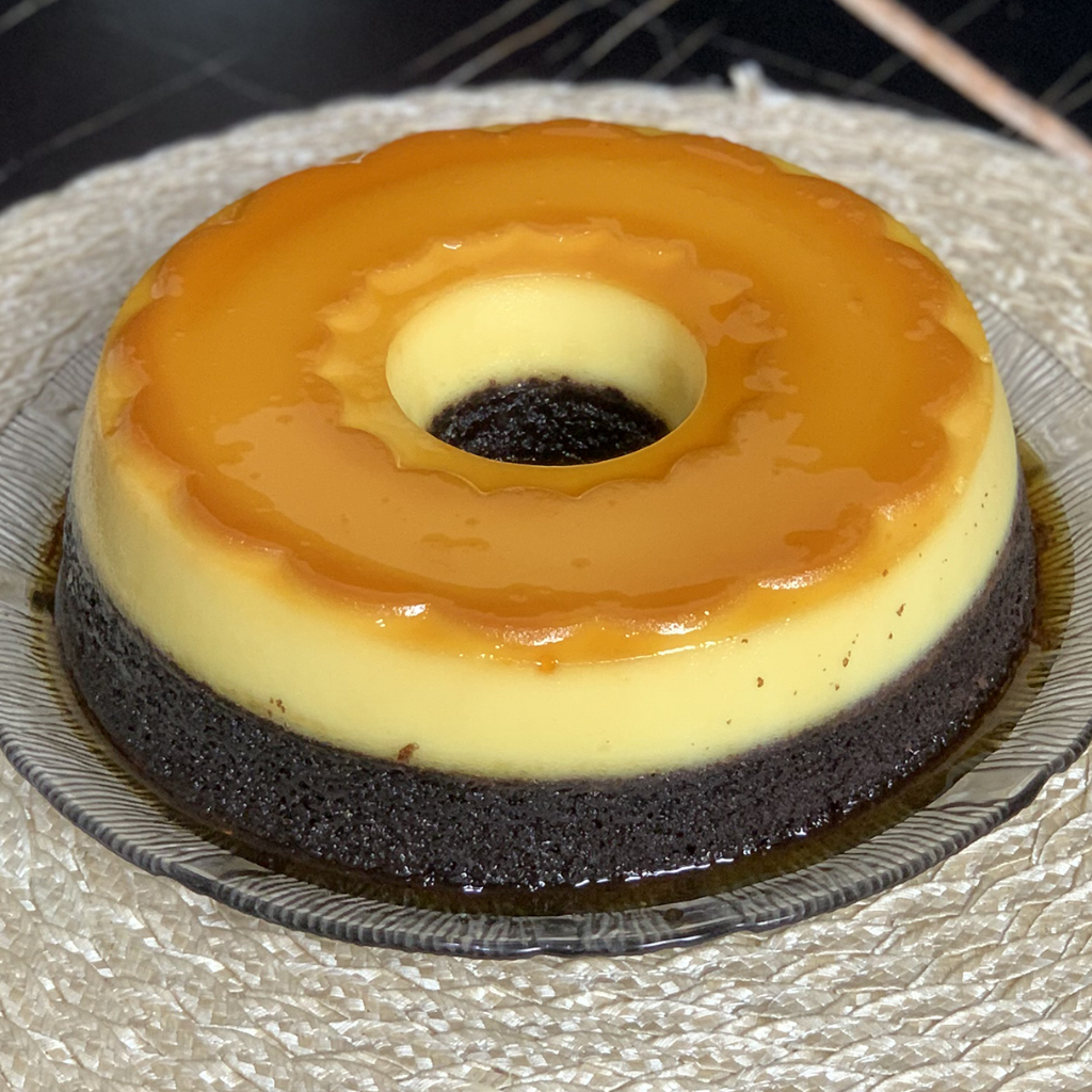 Bolu Ketan Hitam Keju Caramel Premiun Homemade uk 13/16/20 cm by RaMaChef