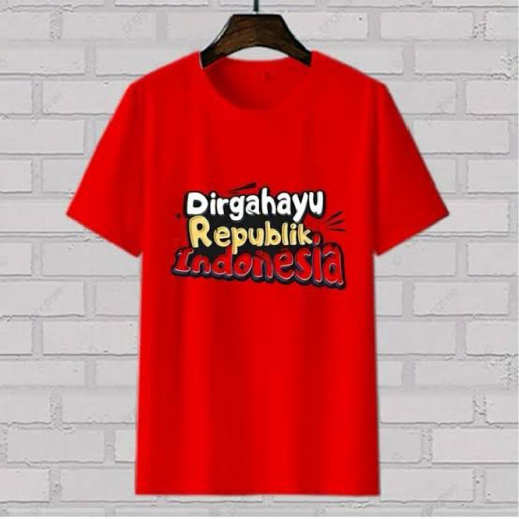 TSHIRT/KAOS DIRGAHAYU REPUBLIK INDONESIA